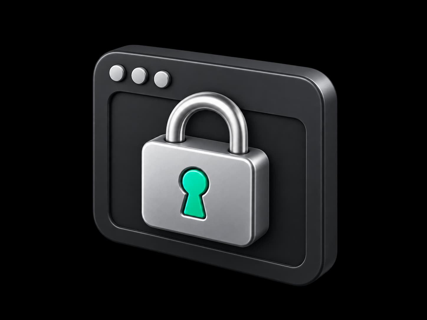 A lock on the door